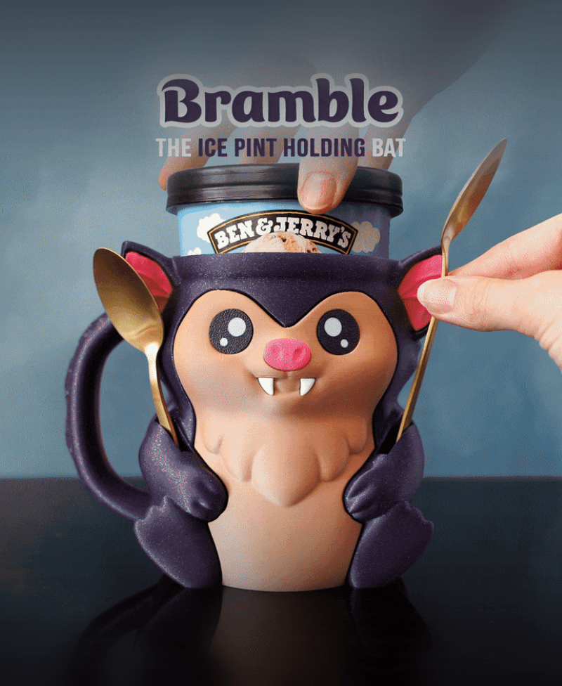 Bramble , the Bat Ice Pint Holder